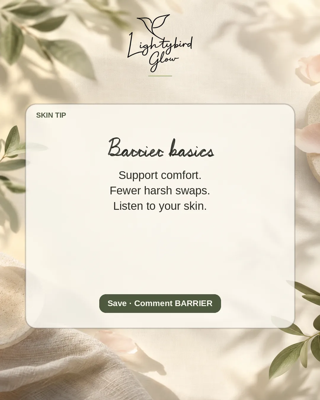Barrier basics: LightyBird Glow educate post