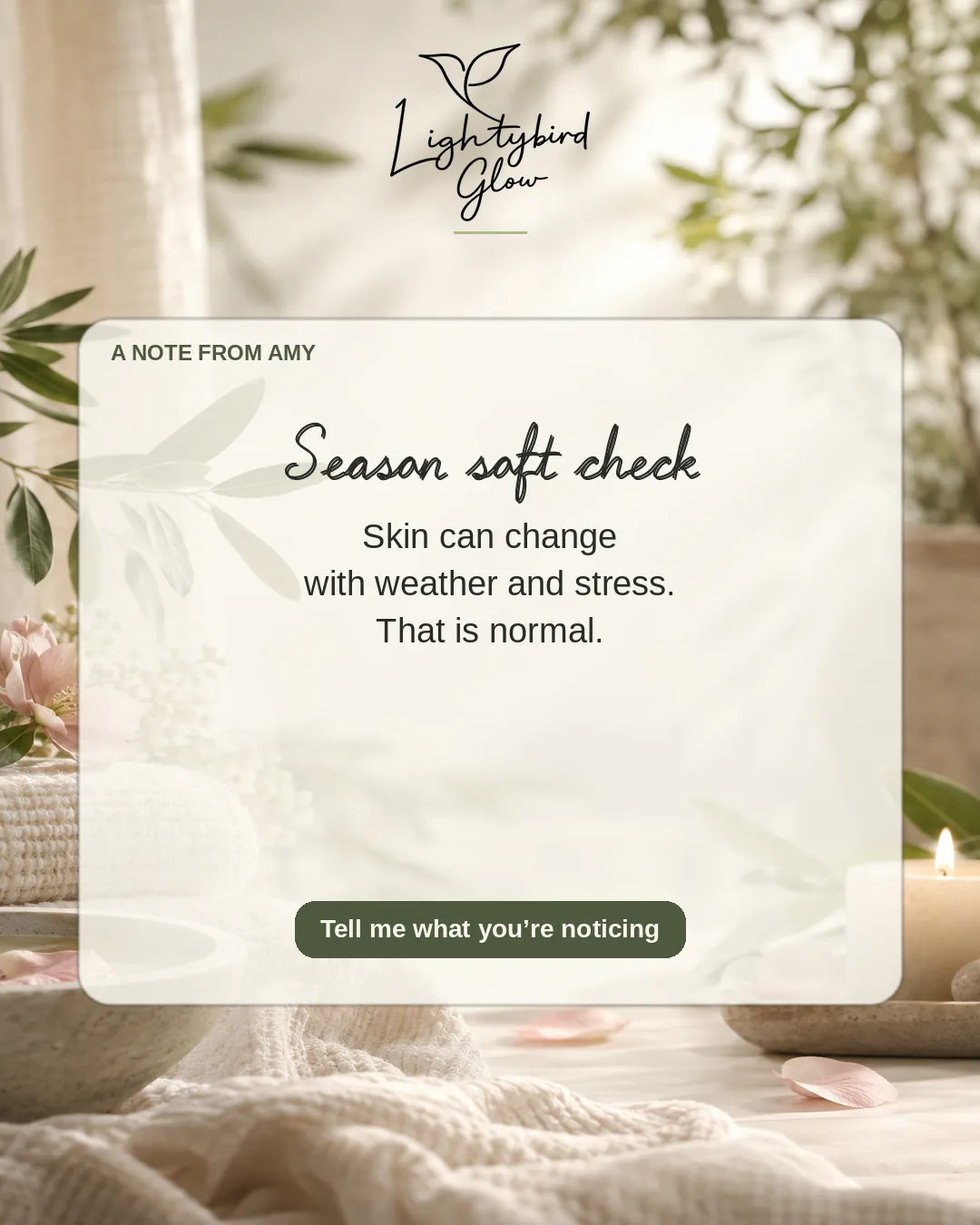 Season soft check: LightyBird Glow connect post