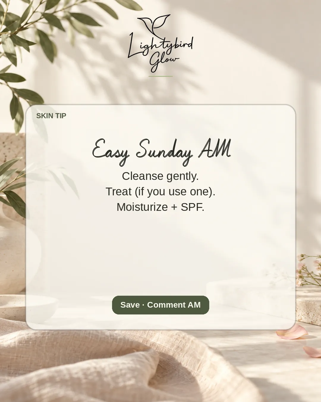 Easy Sunday AM: LightyBird Glow educate post